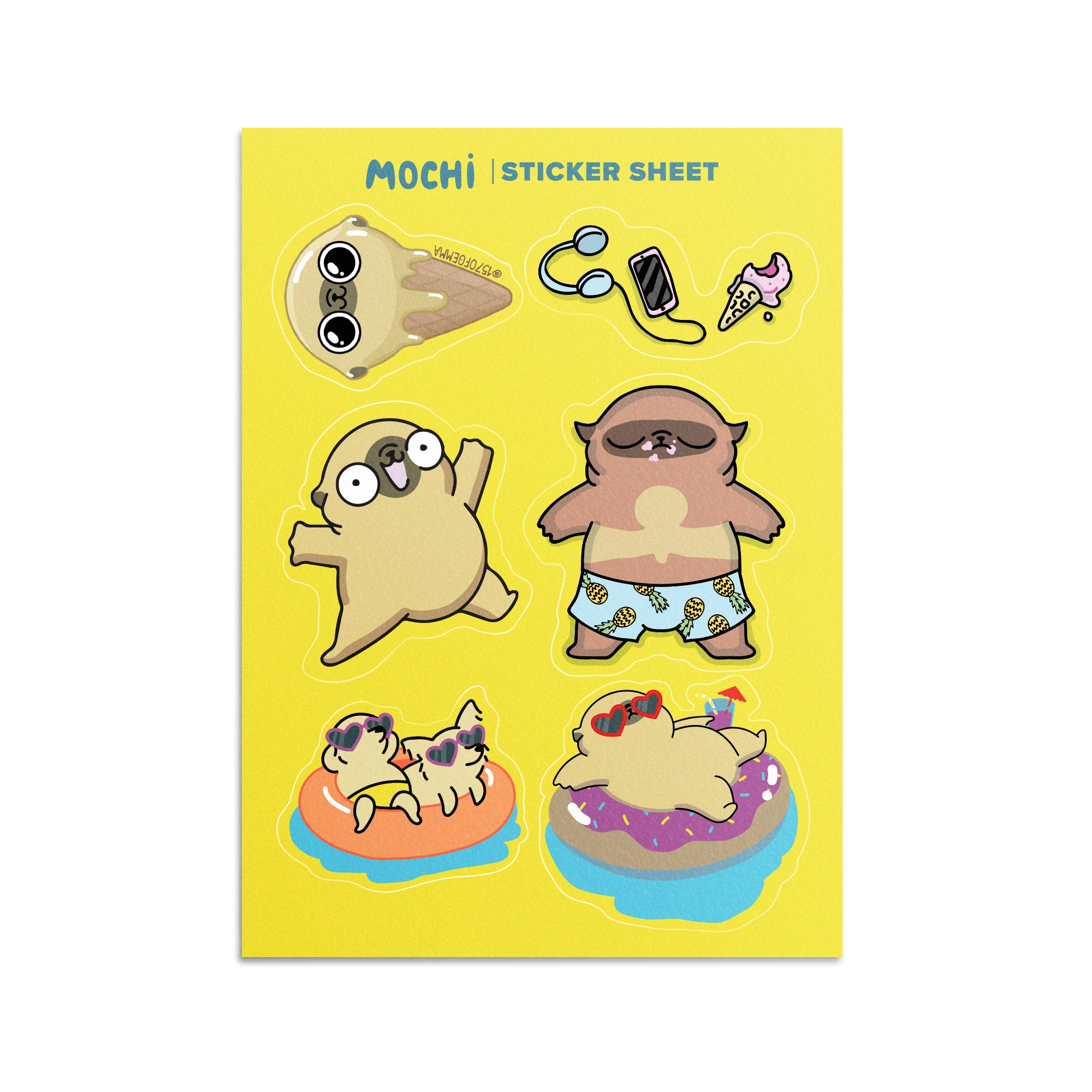 Mochi Sticker Sheet